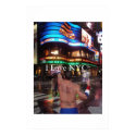 Naked Author Times Square New Year's Day NYC posters
