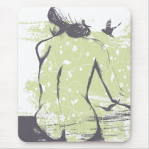 Naked Back Mouse Pads