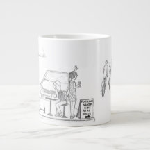 Naked Bike Ride Jumbo Mugs