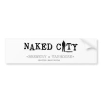 Naked City Bumper Sticker bumper stickers by Brewtopia Naked City Bumper Sticker bumper stickers