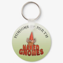 Naked Gnome Keychain
