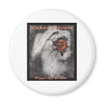 Naked Heart magnets by TabithaRobin Naked Heart magnets