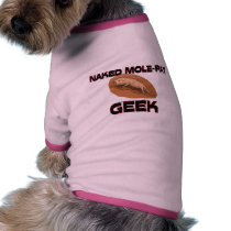 Naked Mole-Rat Geek pet clothing by AnimalShirts Naked Mole-Rat Geek pet clothing