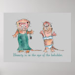 Naked Mole Rats Dressed Up Poster Print