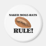 NAKED MOLE-RATS Rule! Fridge Magnets
