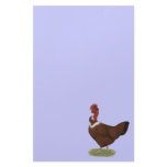 Naked-neck Hen Custom Stationery