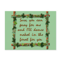 Naked Pagan Dance Postcard