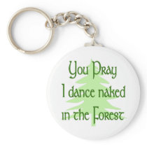 Naked Pagan Key Chains