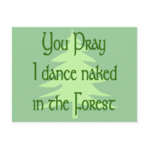 Naked Pagan Postcard