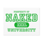 Naked University Postcards