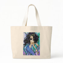 Nalani Mermaid Tote Bag by ElfWitch Nalani Mermaid Tote Bag