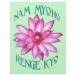 Nam Myoho Renge Kyo with Lotus Flower Design Personalized Flyer