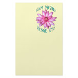 Nam Myoho Renge Kyo with Lotus Flower Design stationery