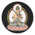 Namaskara Mudra Buddha stickers by BuddhaGifts Namaskara Mudra Buddha stickers