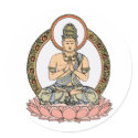 Namaskara Mudra Buddha stickers by BuddhaGifts Namaskara Mudra Buddha stickers
