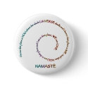 Namaste and its Meaning buttons by rosagena Namaste and its Meaning buttons