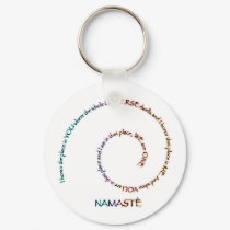 Namaste and its Meaning keychains