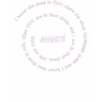 Namaste and its Meaning t-shirts