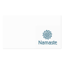 Namaste Blue business cards