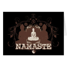 Namaste Buddha Greeting Cards
