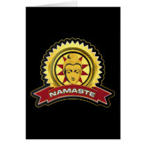 Namaste Buddha Logo cards