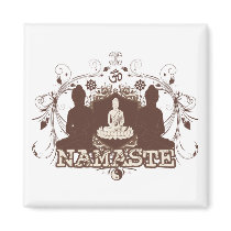 Namaste Buddha Fridge Magnets