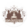 Namaste Buddha Stickers