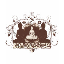Namaste Buddha t-shirts by BuddhaGifts Namaste Buddha t-shirts