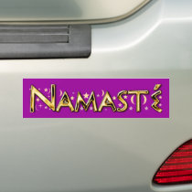 Namasté Bumper Stickers