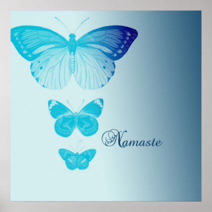 Namaste Butterflies Print