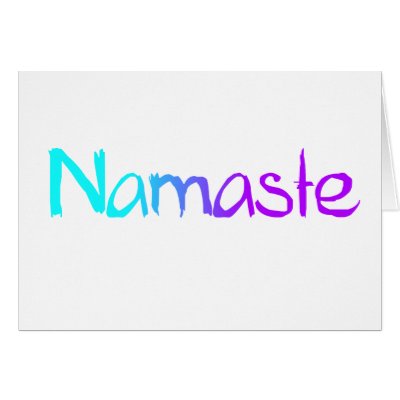 Namaste card by joacreations