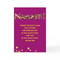 Namasté Card