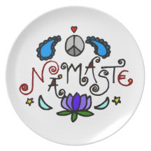 Namaste Doodles Plates