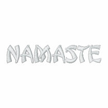 Namaste embroidered shirts by TheYankeeDingo Namaste embroidered shirts