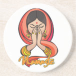 Namaste hindú posavaso para bebida