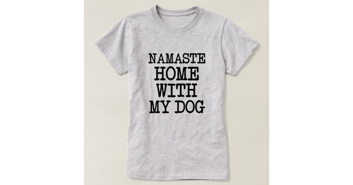 namaste slinky dog shirt