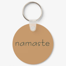 namaste keychain