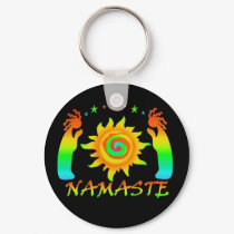 Namaste Keychain