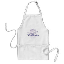 Namaste Lotus Lavender aprons
