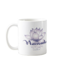 Namaste Lotus Lavender Mugs
