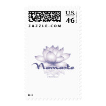 Namaste Lotus Lavender Stamp
