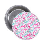 Namaste, Peace and Harmony Pink YOGA Pattern