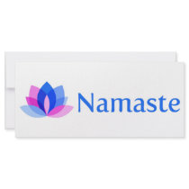 NAMASTE RACK CARD