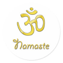 namaste stickers