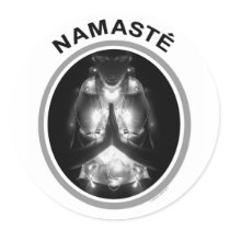 Namaste Sticker by jaeda_dewalt_art Namaste Sticker