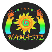 Namaste Stickers by turtledovecreations Namaste Stickers