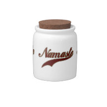 Namaste Stylish Red Burgundy Candy Jars