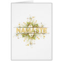 Namaste Vintage Floral cards by BuddhaGifts Namaste Vintage Floral cards