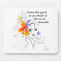 Namaste Women's Gift Mousepad