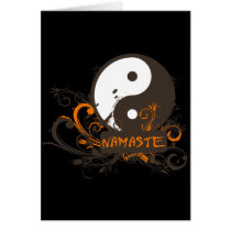 Namaste Yin Yang Card